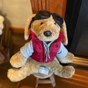 AMERICAN EAGLE stuffed ski dog NEW WITHOUT TAGSH TAGS